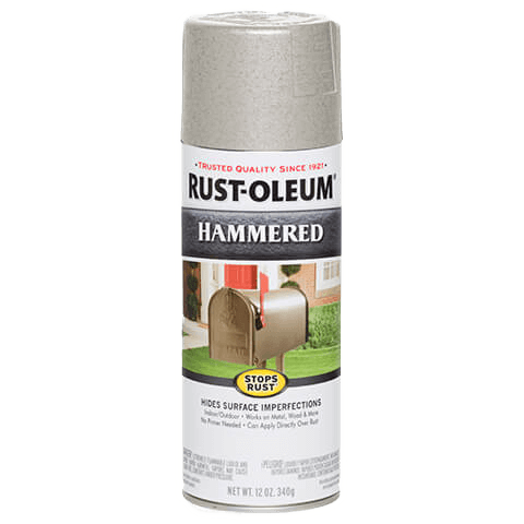 Rust-Oleum Hammered Spray Paint - 12oz (6 Count) 248072 Rust-Oleum White Hammered