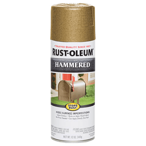 Rust-Oleum Hammered Spray Paint - 12oz (6 Count) 7210830 Rust-Oleum Gold Rush