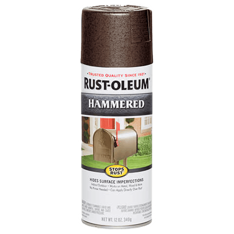Rust-Oleum Hammered Spray Paint - 12oz (6 Count) 210880 Rust-Oleum Brown