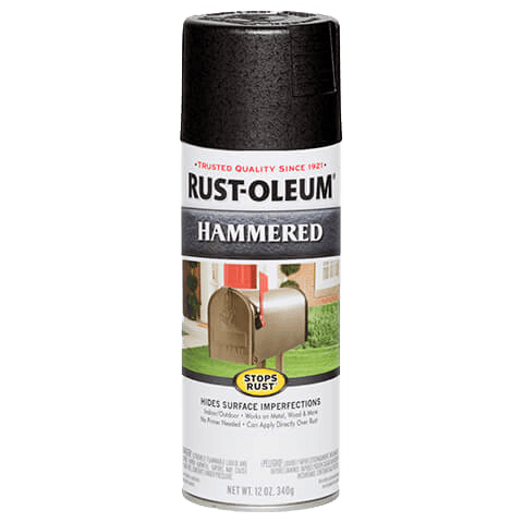 Rust-Oleum Hammered Spray Paint - 12oz (6 Count) 7215830 Rust-Oleum Black
