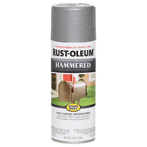 Rust-Oleum Hammered Spray Paint - 12oz (6 Count) 7213830 Rust-Oleum Silver