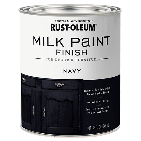 Rust-Oleum Milk Paint Finish - Quart (2 Count) 331051 Rust-Oleum Navy