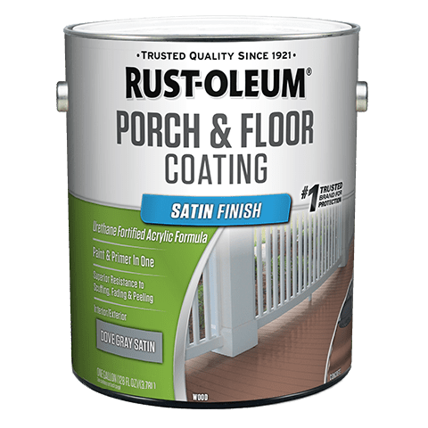 Rust-Oleum Porch & Floor - Gallon (2 Count) 320417 Rust-Oleum Dove Gray Satin