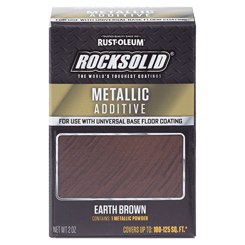 Rust-Oleum Rocksolid Metallic Additives - 2oz (2 Count) 286895 Rust-Oleum Earth Brown