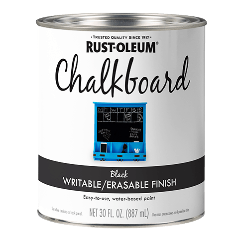 Rust-Oluem Chalkboard Black Paint 301450 Rust-Oleum Quart - Case of 4