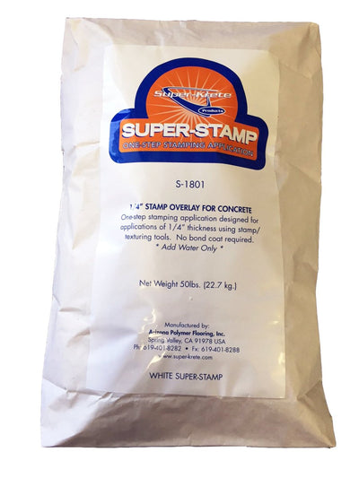 S-1800 Super-Stamp® White Arizona Polymer Flooring