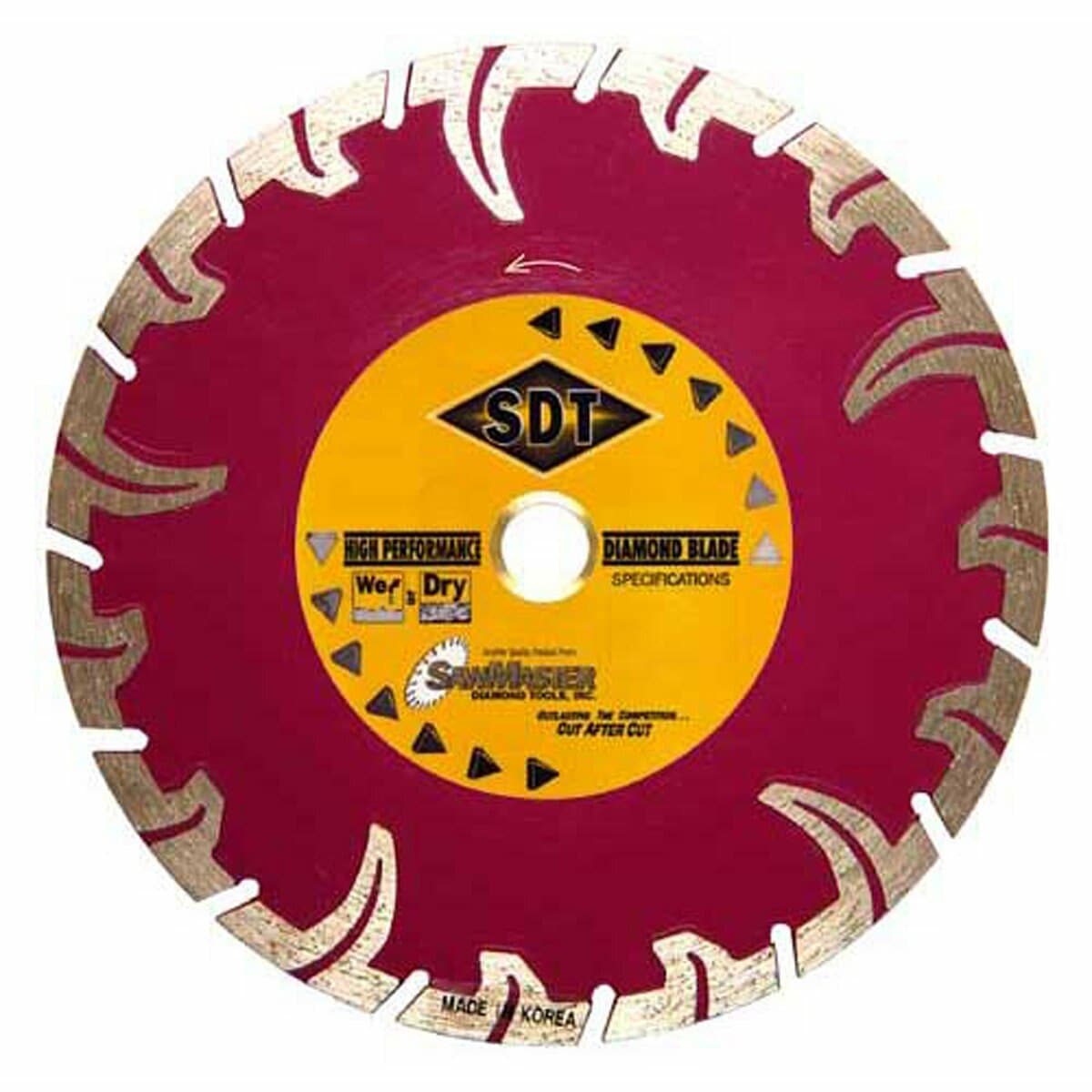 SawMaster Wide Turbo Segmented Blades - Hard Material - SawMaster