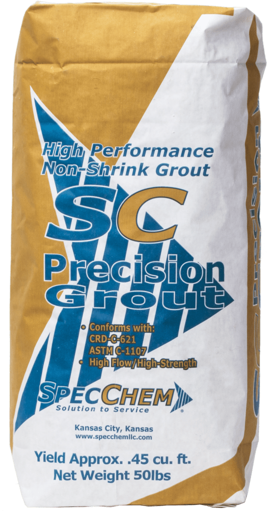 SC Precision Grout Non-Shrink, Non-Metallic Grout - SpecChem