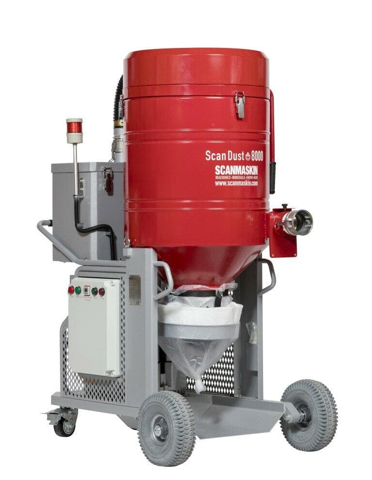 Scandust 8000 Industrial Grade Dust Extracting Machine - Scanmaskin