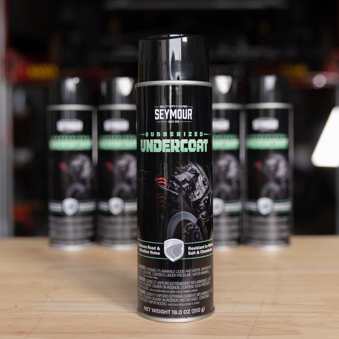 Seymour Professional Car and Truck Rubberized Undercoating Aerosol Spray, Black - Pack of 12 Seymour