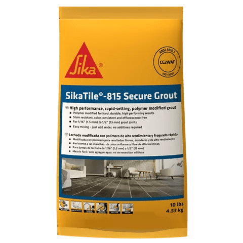SikaTile®-815 Secure Grout Pallet - 3 Bags of 10 LBS - Sika
