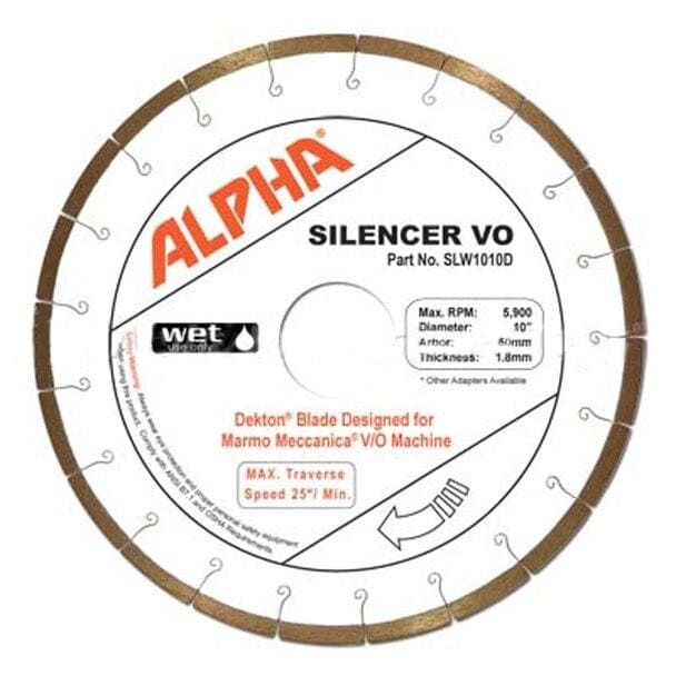 Silencer VO SLW107EG Alpha Tools 10" 1.8mm - Granite/Quartz Surfaces