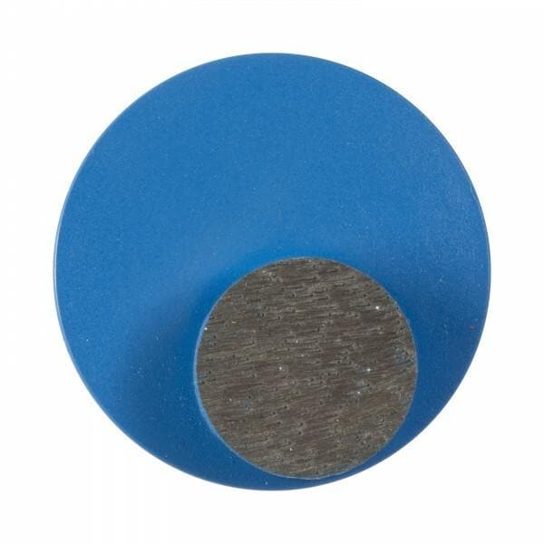 Single Round On Blue #30/40 Grit Diamond Floor Segment - Scanmaskin