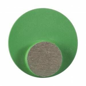 Single Round On Green #60/80 Grit Diamond Grinding Segment - Scanmaskin