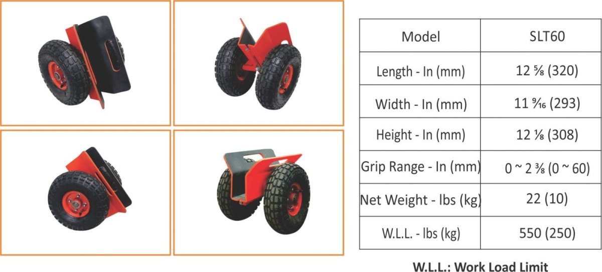 SLT60 Abaco Self Locking Dolly Abaco Machines