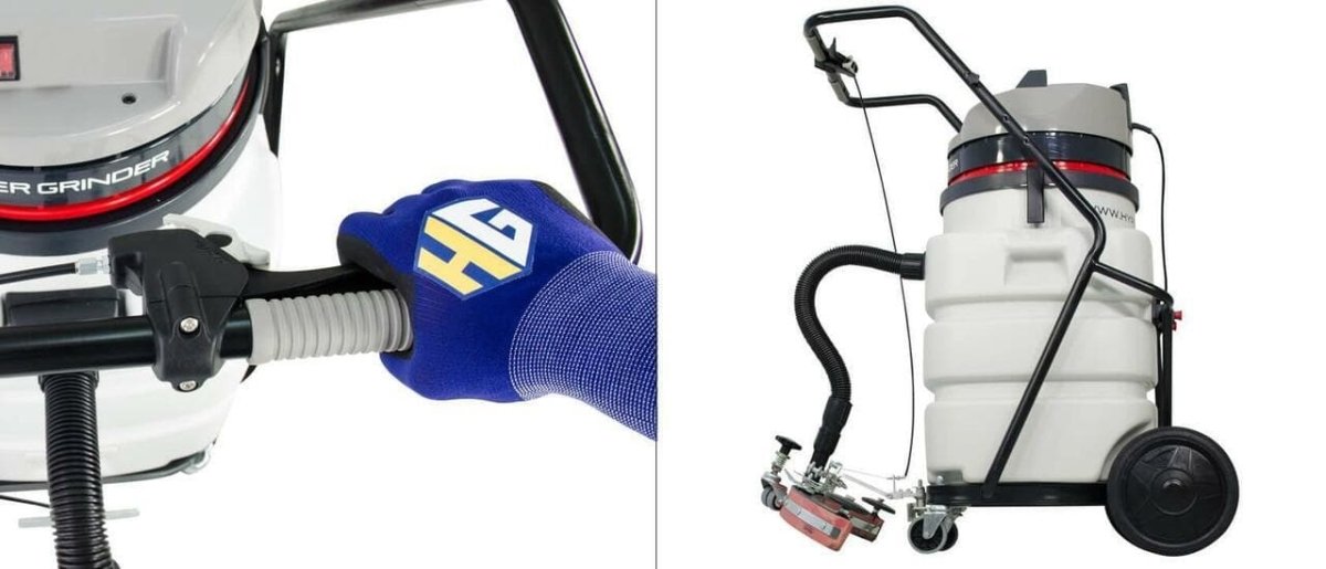 Slurryvak 114 Concrete Vacuum with Squeegee Hypergrinder