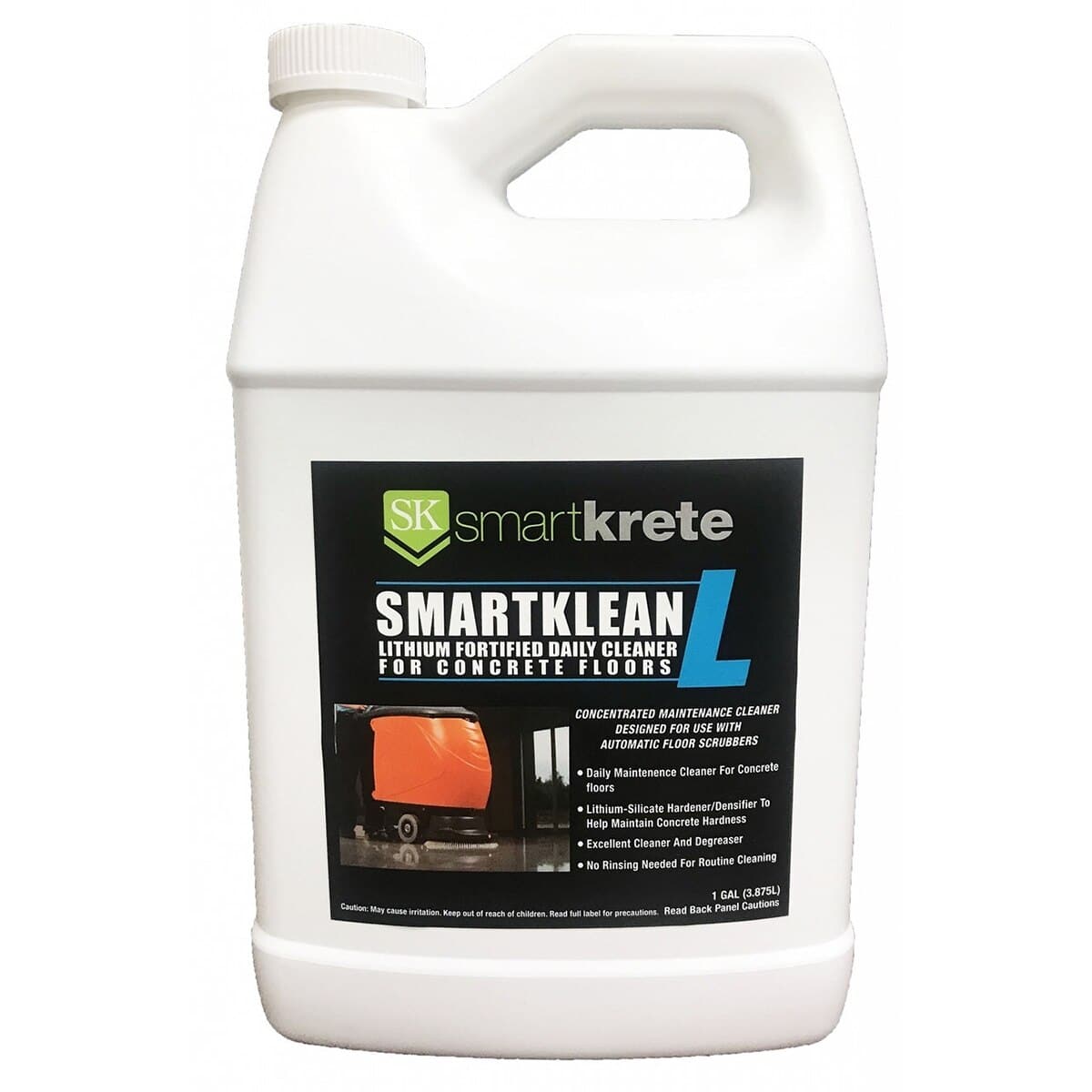 SmartKrete - SmartKlean Lithium Fortified Daily Concrete Cleaner and Degreaser SK-SKL1 Stone Pro 1 Gallon