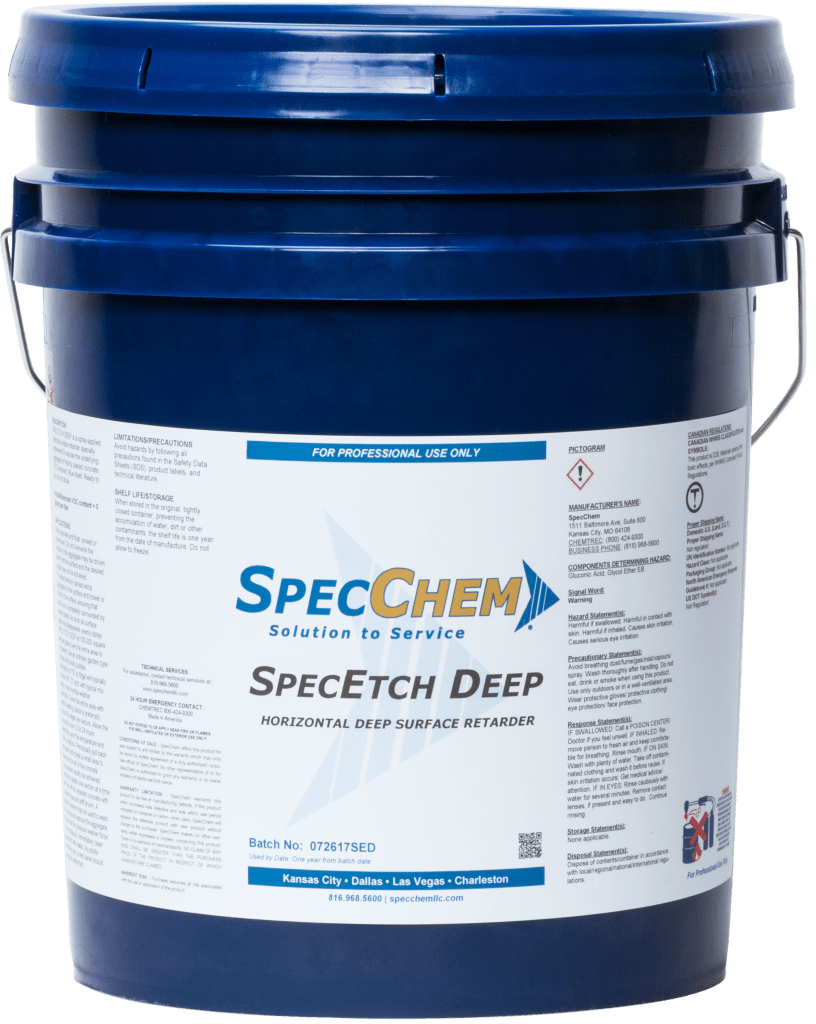 Specetch Deep Horizontal Deep Surface Retarder SpecChem