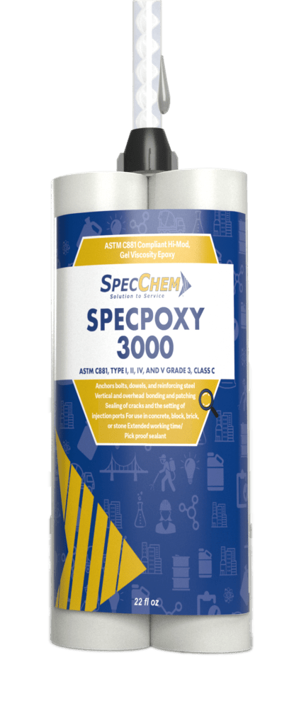 Specpoxy 3000 Astm 881 Compliant Hi-Mod, Gel Viscosity Epoxy - SpecChem