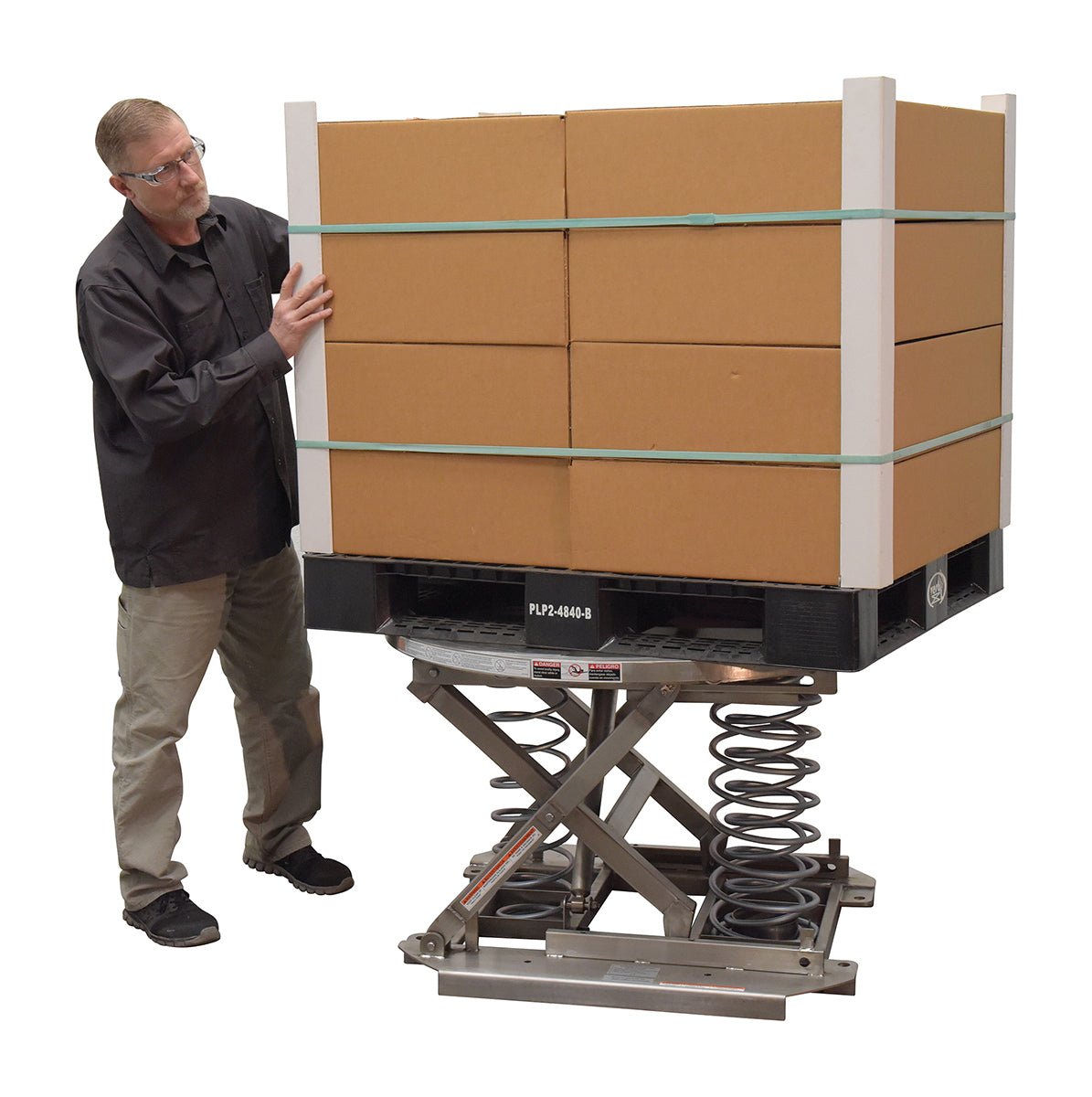 Spring Scissor Tables Vestil