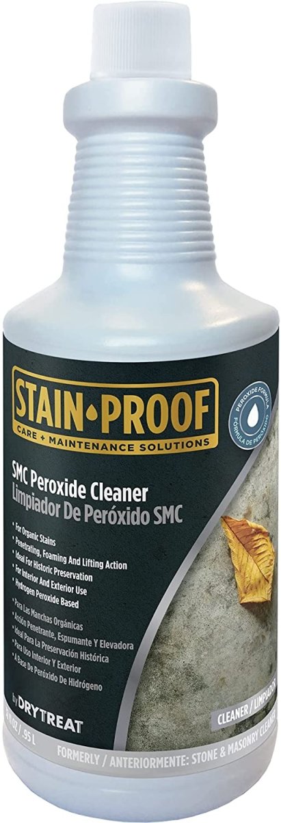 Stain Proof SMC Peroxide Cleaner formerly Dry Treat S-Tech Stone & Masonry Cleaner 151010 Dry Treat Quart