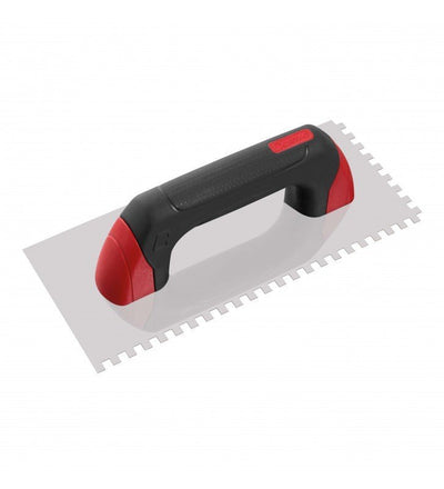 Stainless Steel Bi-Component Closed Handle Trowels (Pack Of 5) 61781 Cortag Notched Trowel Closed Handle - 11in. - 6 x 6 / 1/4" x 1/4"