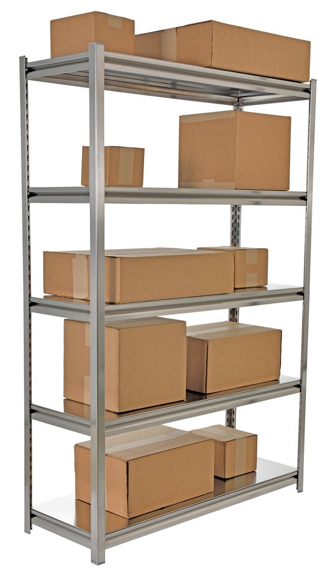 Stainless Steel Solid Rivet Shelving Vestil