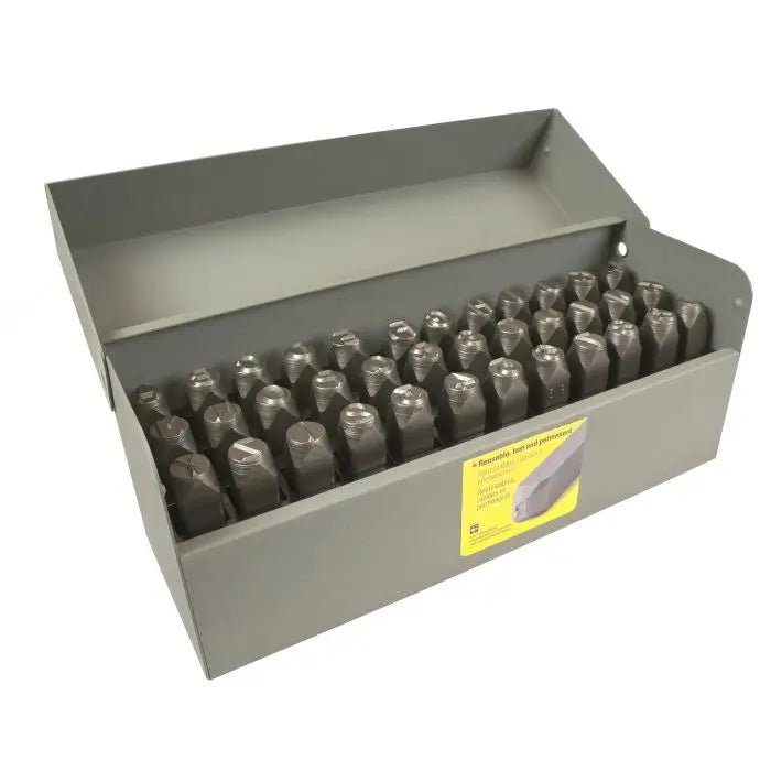 Stamp Set-1/2" Letter/Number Heavy Duty 36Pcs. CH Hanson