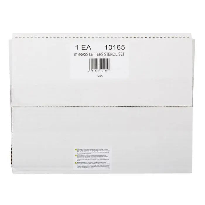 Stencil Set-Letter 8" Brass 33Pcs. CH Hanson