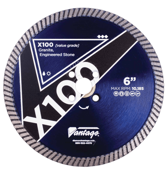 Stone Blade, Turbo Rim, Value Plus Grade 7" Diamond Vantage