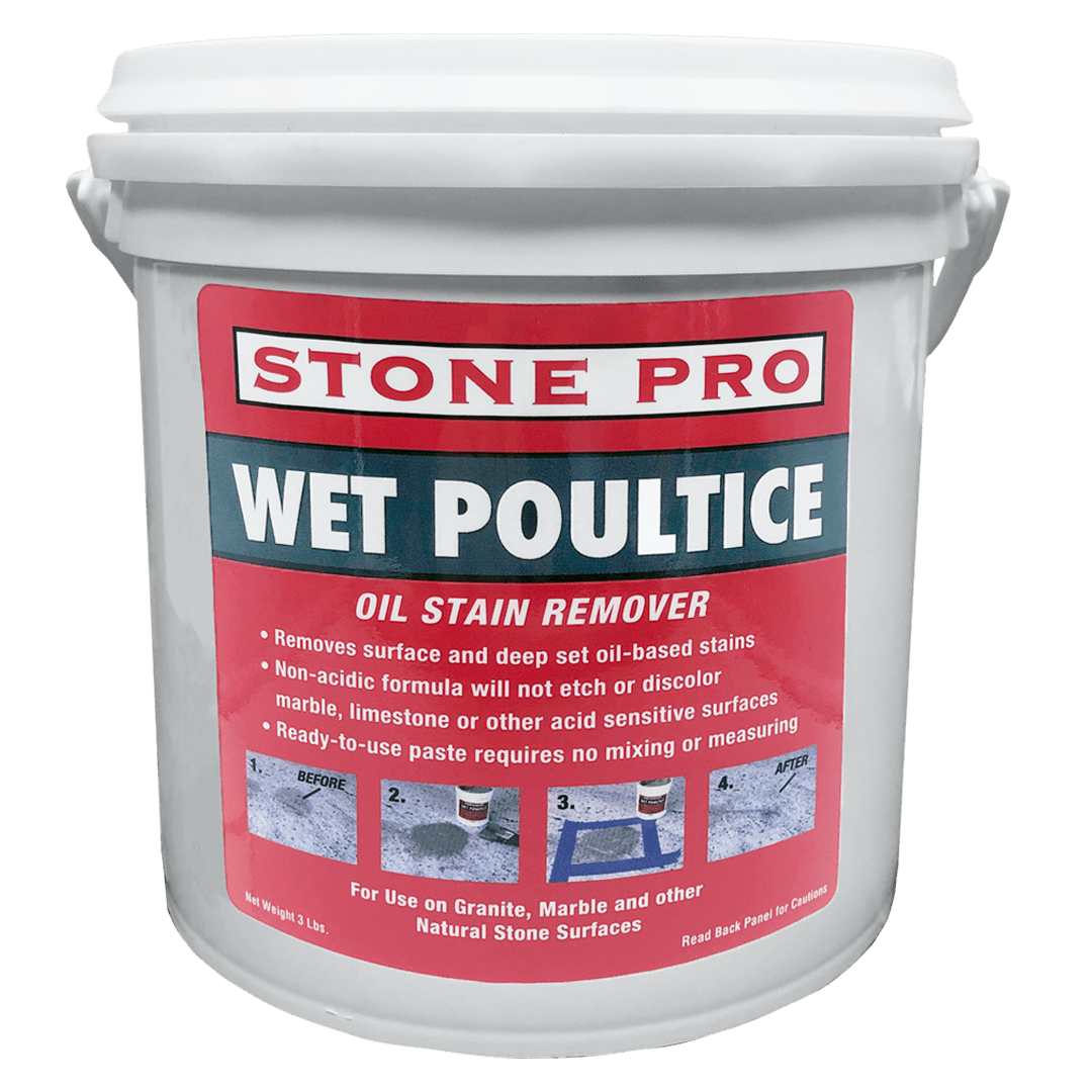 Stone Pro Wet Poultice Oil Stain Remover C-WP3-1 Stone Pro 3 lbs