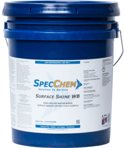 Surface Shine WB High-Solids Water-Based Acrylic Sealer - SpecChem