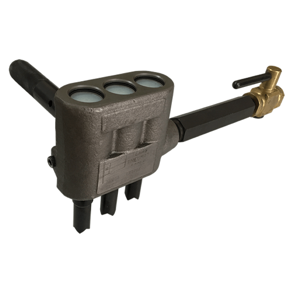 T3-AC - Triple Piston Scaler w/ Air Cock Handle Texas Pneumatic Tools