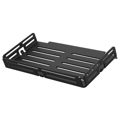 TI-SHELF Rectengular Wall Shelf (Line) with Lip TSAC11 LM3+ Dural Black