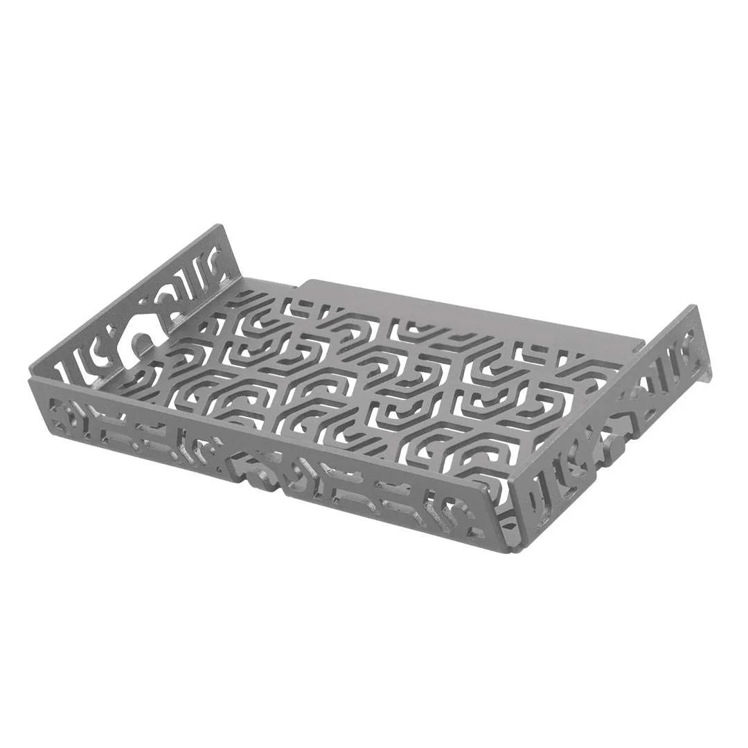 TI-SHELF Rectengular Wall Shelf (Penta) with Lip TSAC65 PM3+ Dural Concrete Gray