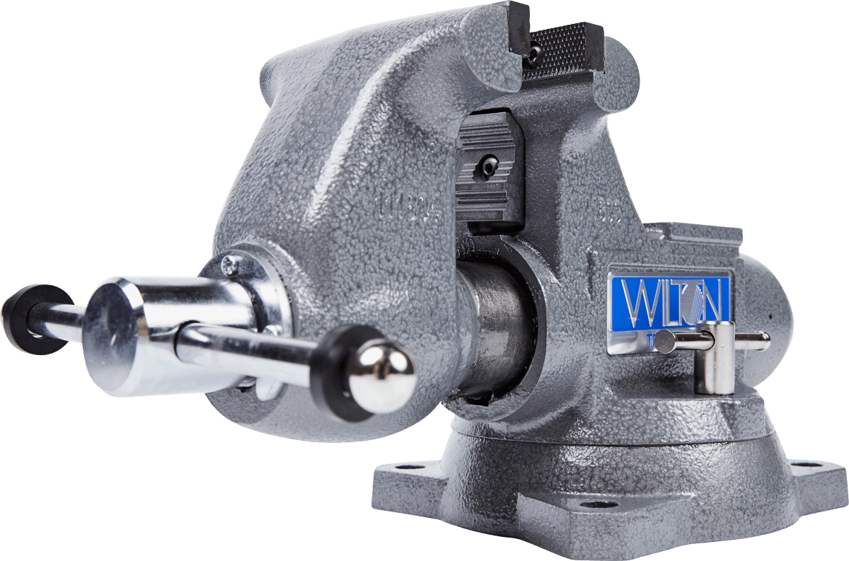 Tradesman 1755 Bench Vise, 5-1/2" Jaw Width, 5" Jaw Opening, 3-3/4" Throat Depth Wilton