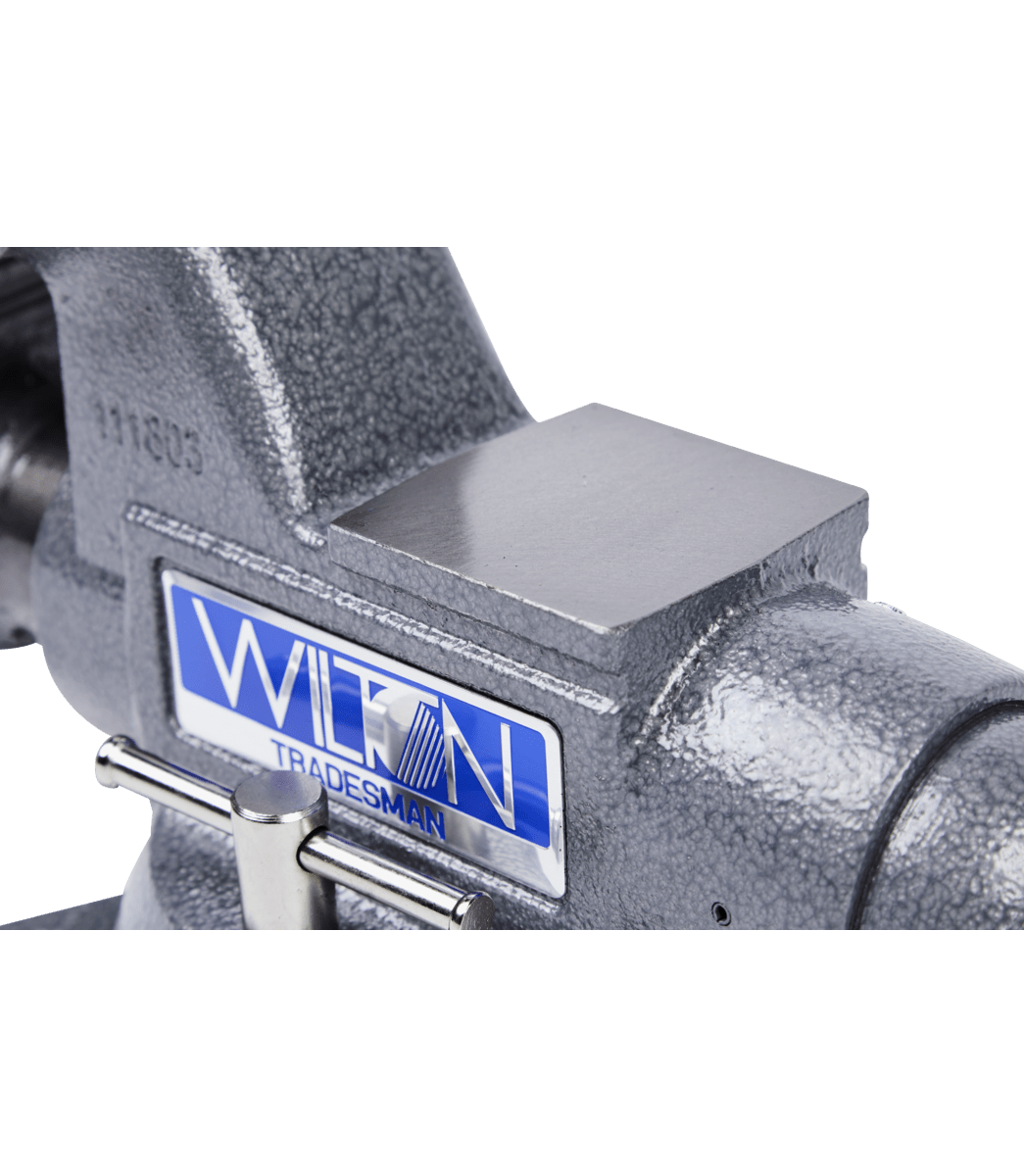 Tradesman 1765 Bench Vise, 6-1/2" Jaw Width, 6" Jaw Opening, 4" Throat Depth Wilton