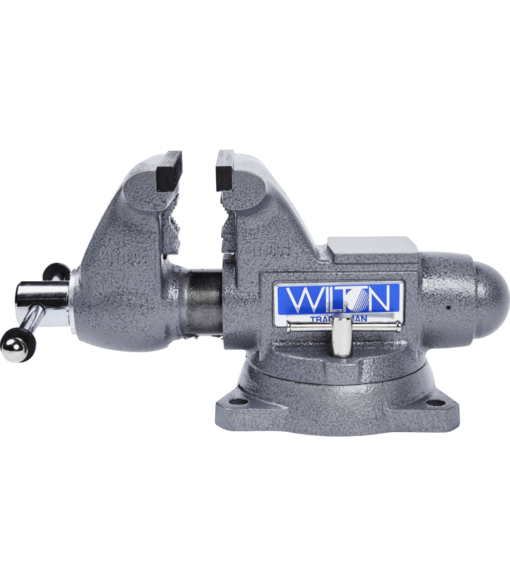 Tradesman 1780A Bench Vise, 8" Jaw Width, 6-3/4" Jaw Opening, 4-3/4" Throat Depth Wilton