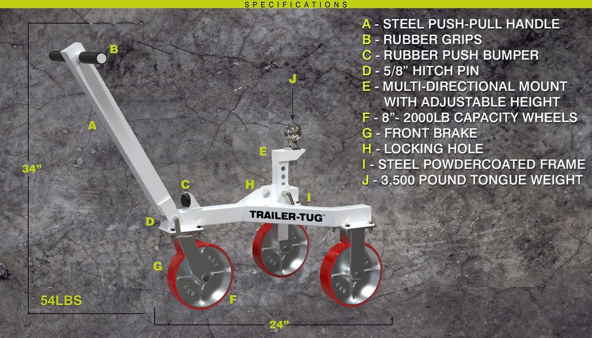 Trailer-Tug 2.0 Trailer Dolly Trailer-Tug