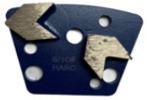 Trapezoid Quick Change Arrow Segments - Double M-TQC-2A0810-H Diamond Tool Store Hard 8/10