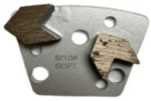 Trapezoid Quick Change Arrow Segments - Double M-TQC-2A0810-S Diamond Tool Store Soft 8/10