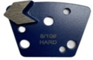 Trapezoid Quick Change Arrow Segments - Single M-TQC-1A0810-H Diamond Tool Store Hard 8/10