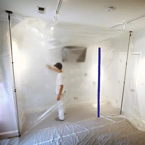 Trimaco E-Z Up® Dust Containment Sheeting Pole 12Ft - 1 case with 4 packs of 2 units each pack Trimaco