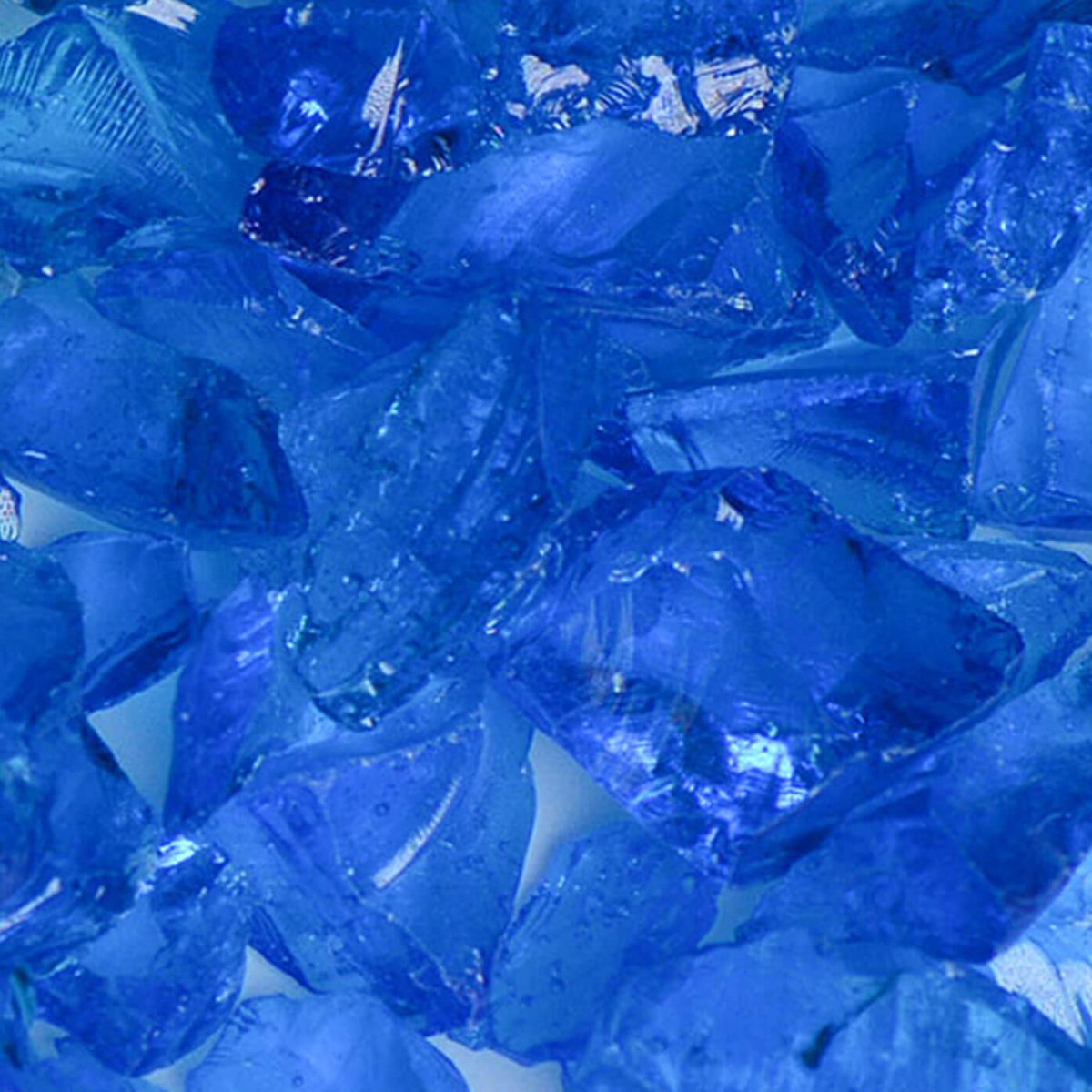 Turquoise Landscape Glass LTURQUOL-50 American Specialty Glass 50 Lb. Large (1" - 2")