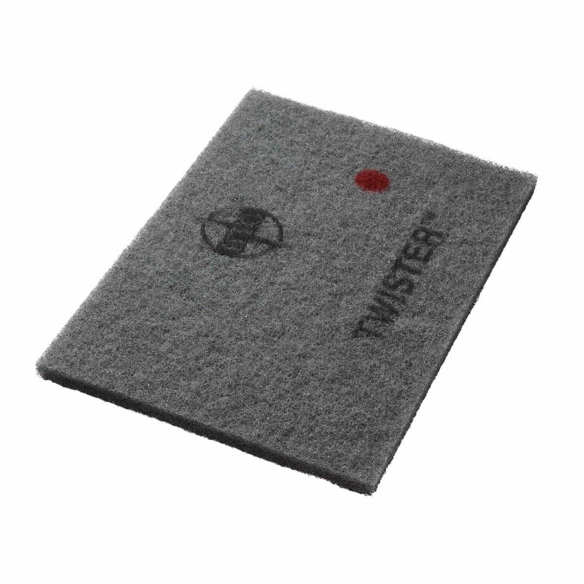 Twister Rectangular Pads - Red - 2 Pack DD211988 Twister Cleaning Technology 14"x20"