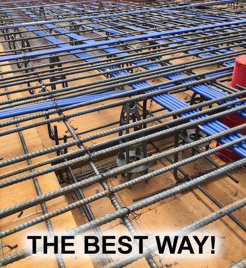 Unichair ® Plastic Rebar Support 4" Base Extension - Pat Pend (100 Pieces) OCM