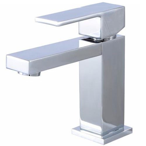 USF-00BSH00 Single Handle Stainless Steel Braided Hose Bathroom Faucet - Dakota Sinks