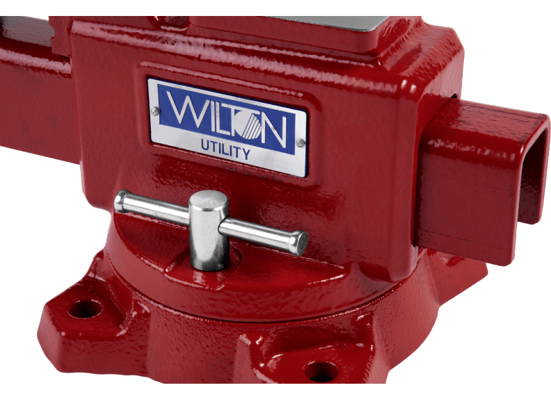Utility Bench Vise 6-1/2” Jaw Width, 6" Jaw Opening, 360° Swivel Base Wilton