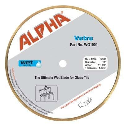 Vetro for Portable Rail Saw Blade Alpha Tools