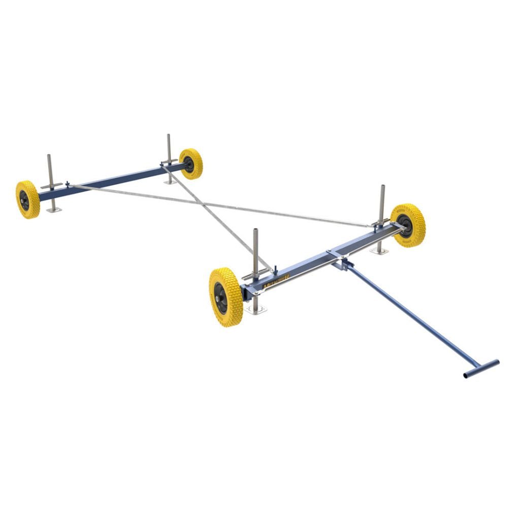 Wagon With 16" Wheels M-MW1016 MetalTech 4 X 10 FT